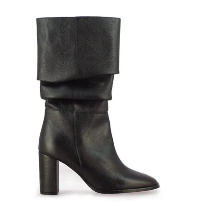 Long Knee-High Heeled Boots - Bwok limited