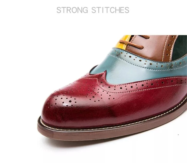 Multi-Color Oxford Shoes - Bwok limited