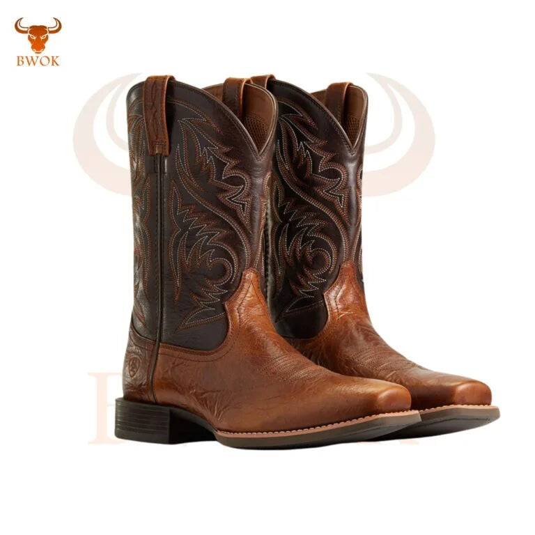 Western Cowboy leather Boots - Bwok limited