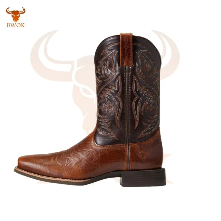 Western Cowboy leather Boots - Bwok limited