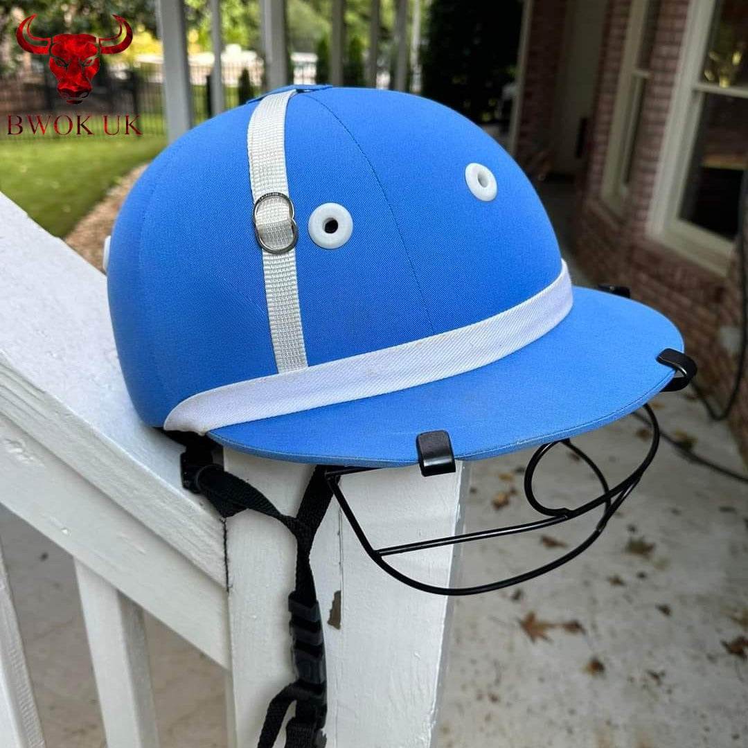 Blue Polo Riding Helmet - Bwok limited
