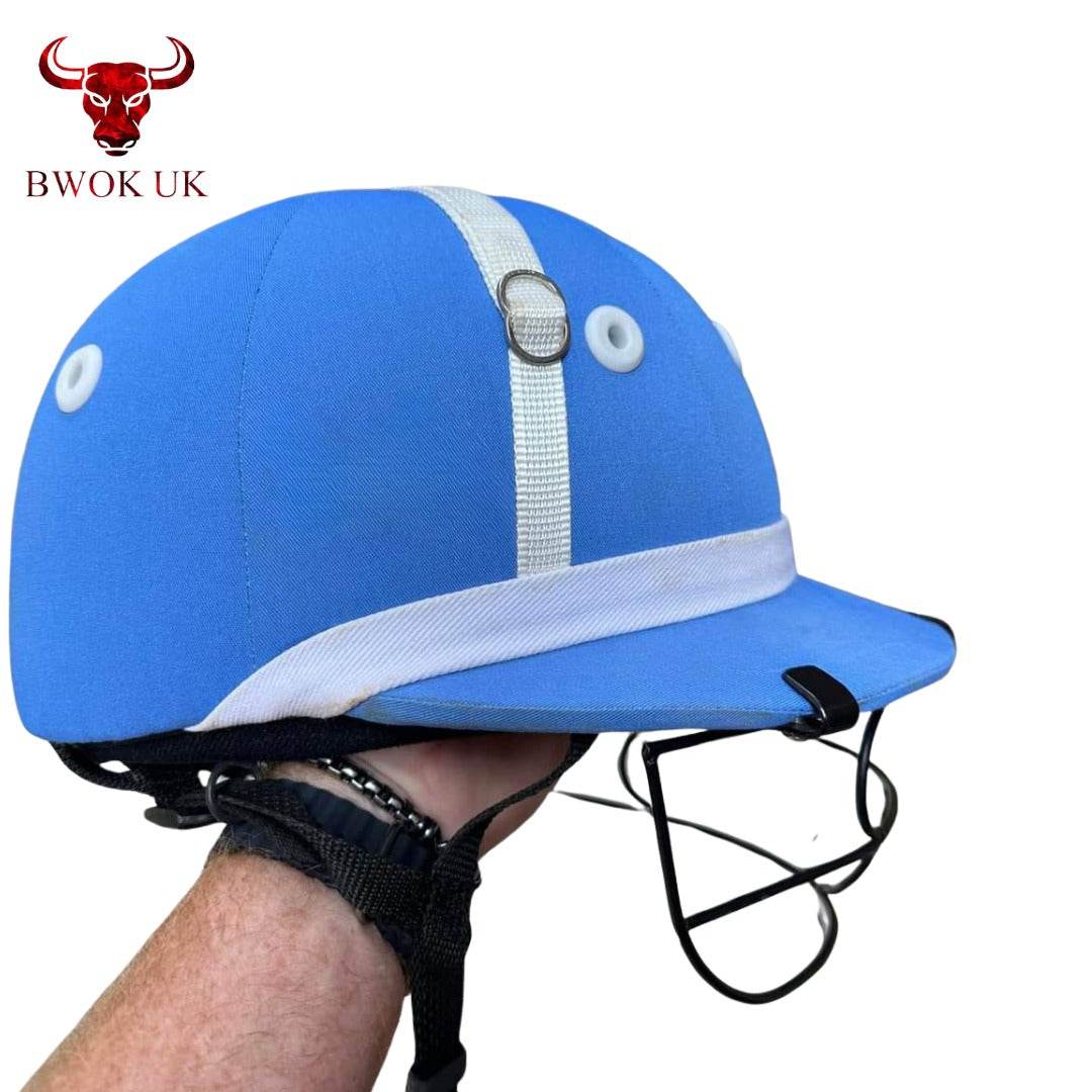 Blue Polo Riding Helmet - Bwok limited