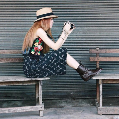 Vintage Highland Lace-Up Boots