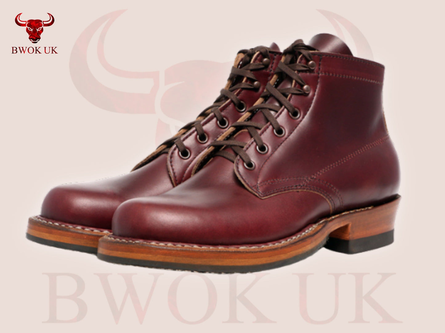 Men’s Burgundy Heritage Boots