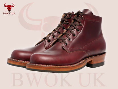 Men’s Burgundy Heritage Boots