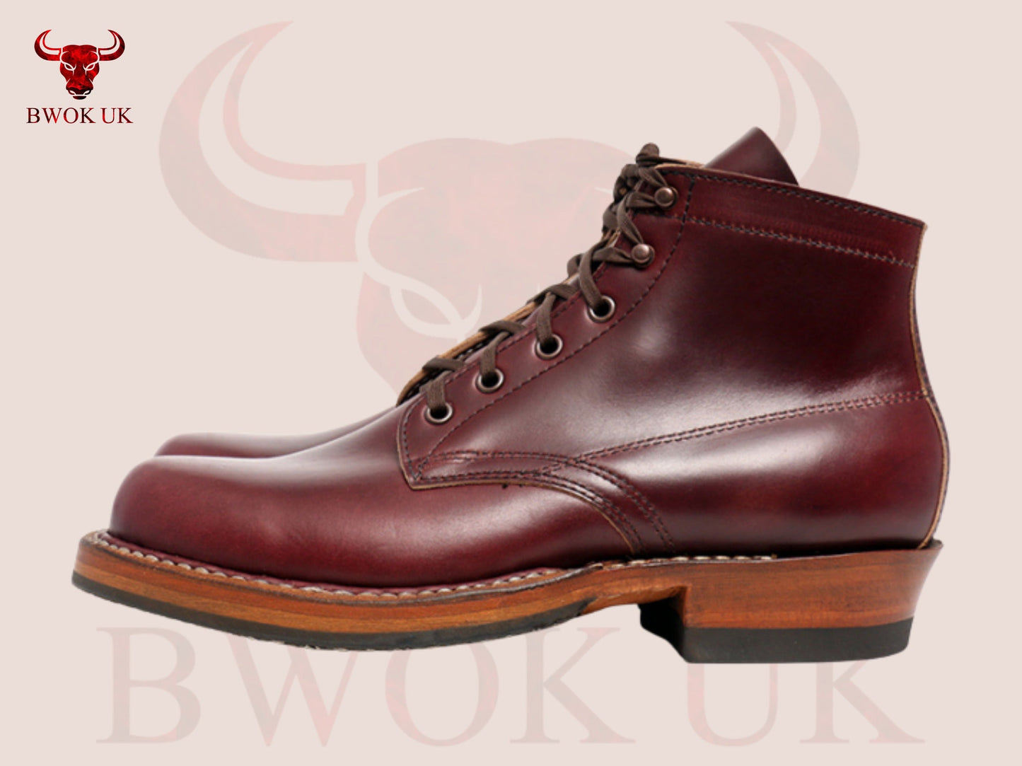 Men’s Burgundy Heritage Boots