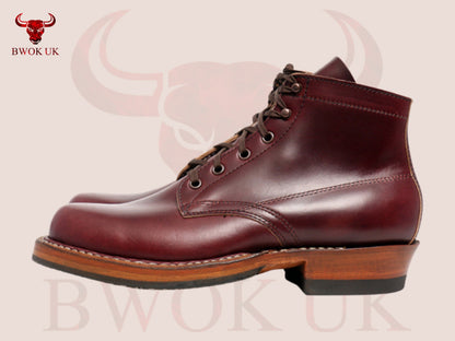 Men’s Burgundy Heritage Boots