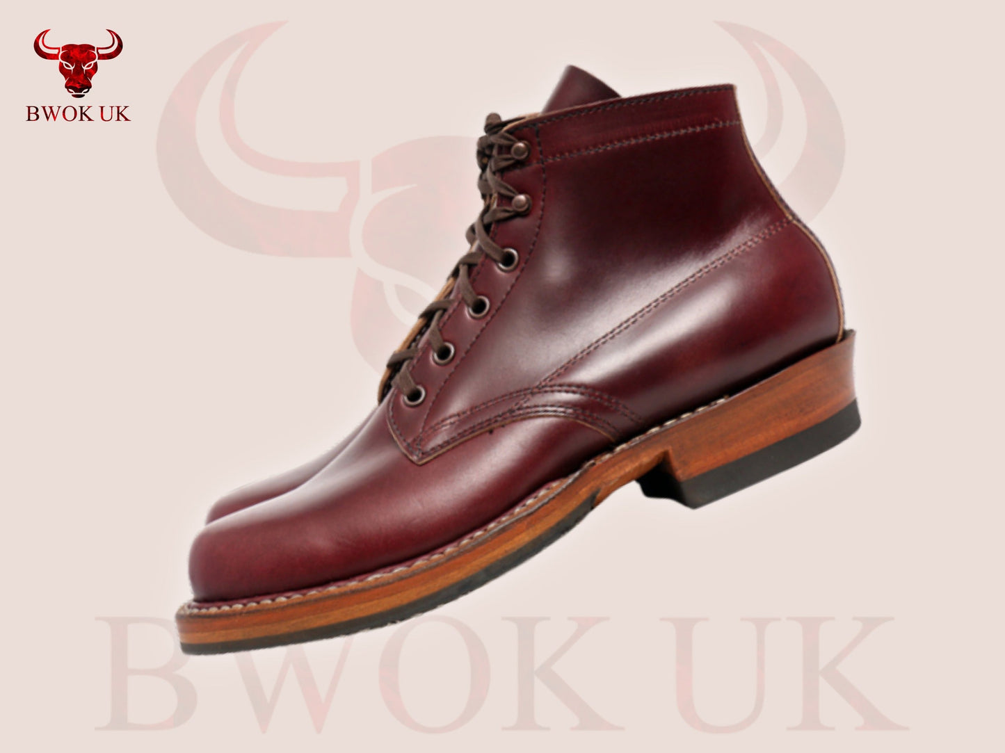 Men’s Burgundy Heritage Boots