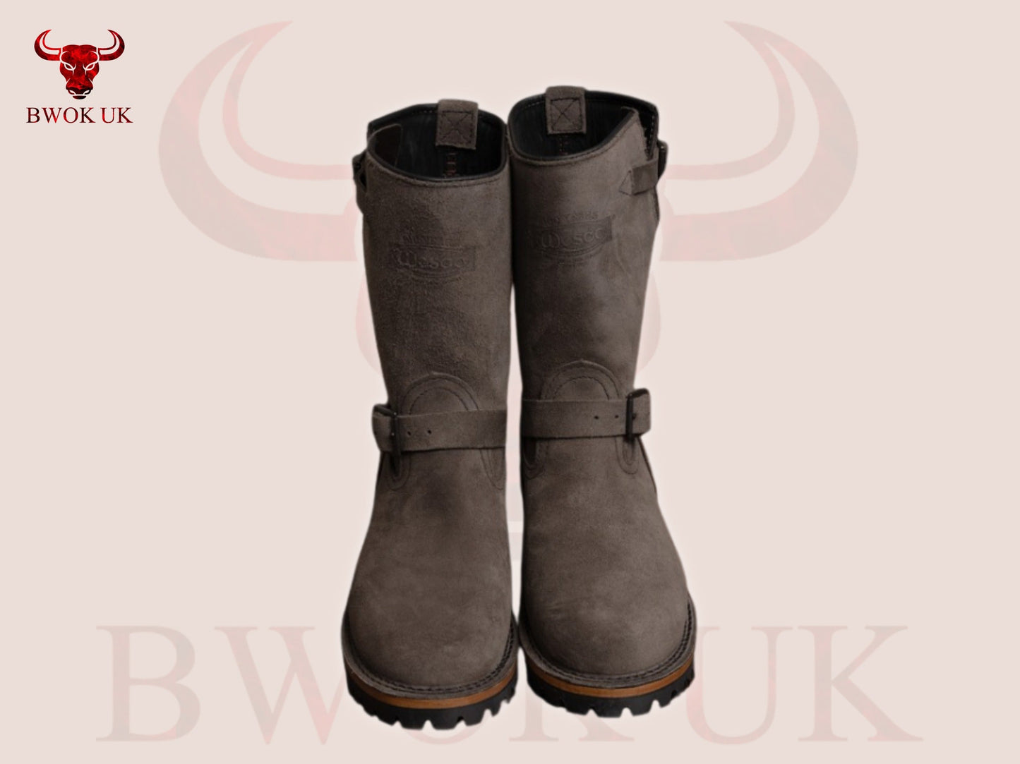 Men’s Grey Suede  Boots