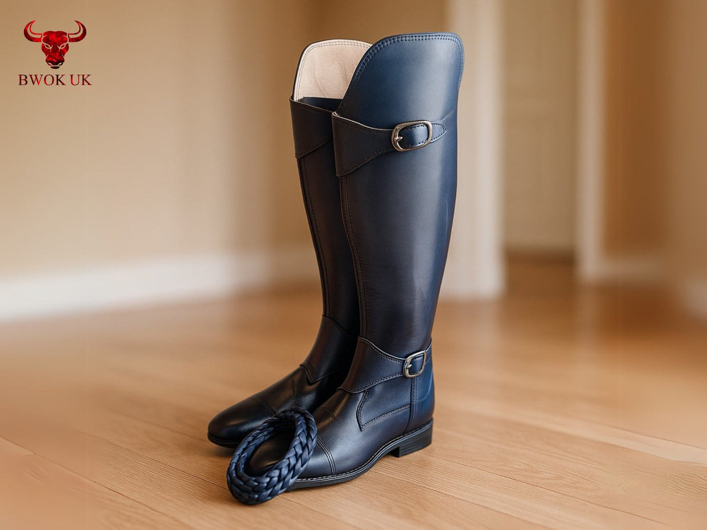 Tall Leather Riding Boots