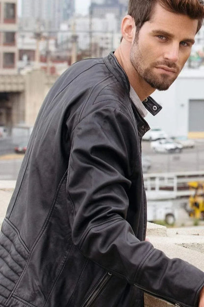 Biker Leather Jacket - Bwok limited