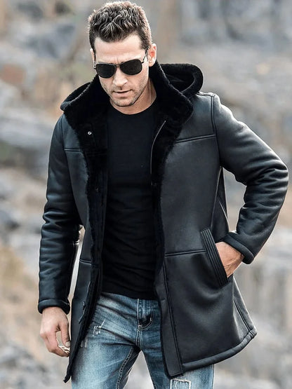 Men’s Fur Long Coat - Bwok limited