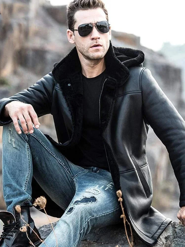 Men’s Fur Long Coat - Bwok limited