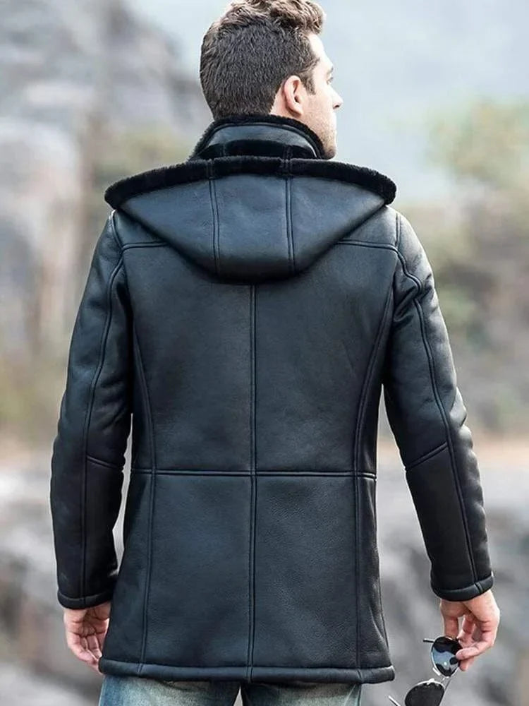 Men’s Fur Long Coat - Bwok limited