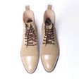 Cap Toe Lace Up Oxford Boot