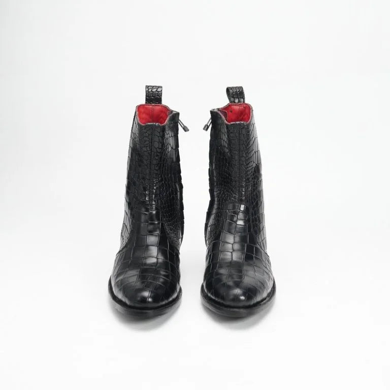 Premium Leather Half Long Boots - Bwok limited