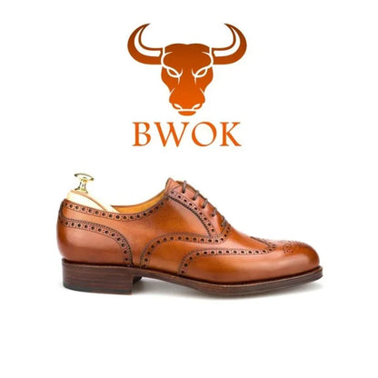Oxford Leather Shoes - Bwok limited