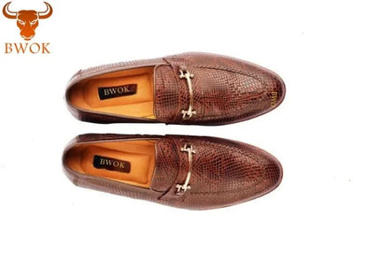 Leather Shoes with buckles - Bwok limited