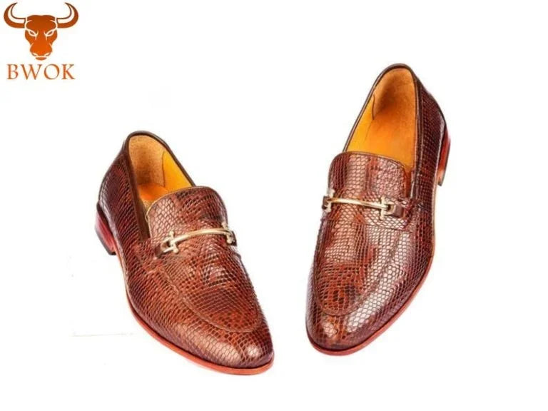 Leather Shoes with buckles - Bwok limited