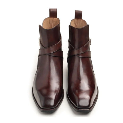 Brown Leather Jodhpur Boots - Bwok limited