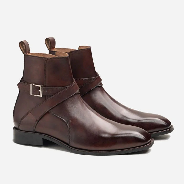 Brown Leather Jodhpur Boots - Bwok limited