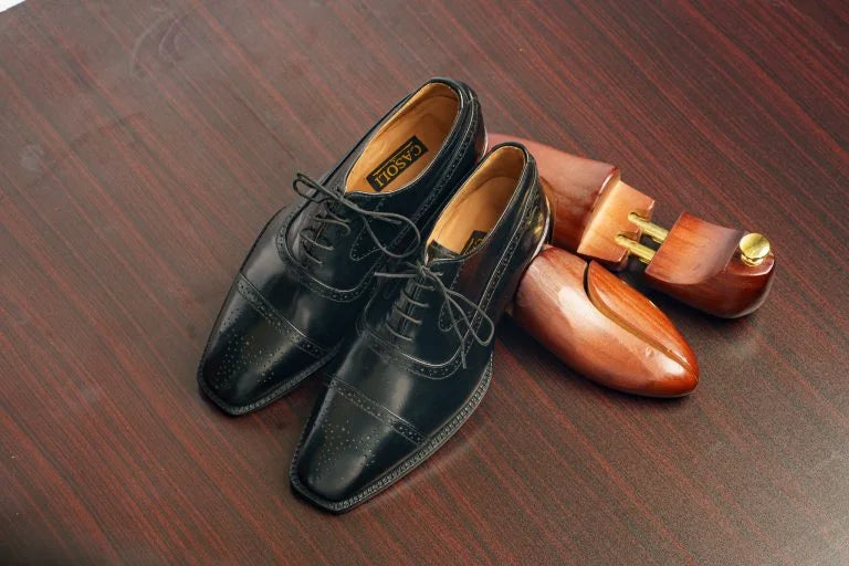 Leather Oxford Shoes - Bwok limited