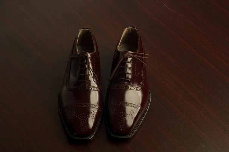 Leather Oxford Shoes - Bwok limited