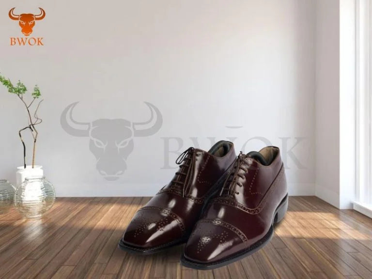 Leather Oxford Shoes - Bwok limited