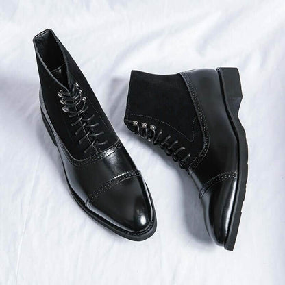 Handcrafted Leather Oxford Boots