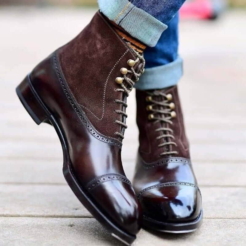 Handcrafted Leather Oxford Boots