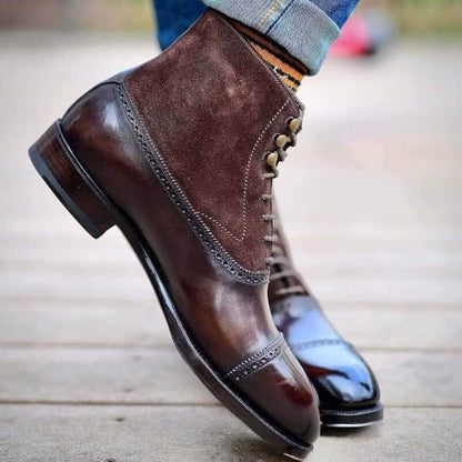 Handcrafted Leather Oxford Boots
