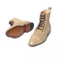 Cap Toe Lace Up Oxford Boot