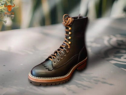 Rugged Handmade Work Boots - Bwok limited
