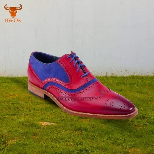 Two-Tone Wingtip Brogues - Bwok limited