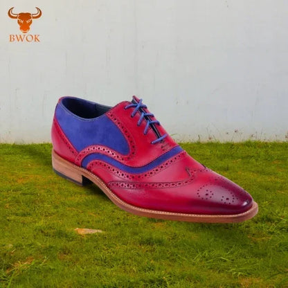 Two-Tone Wingtip Brogues - Bwok limited